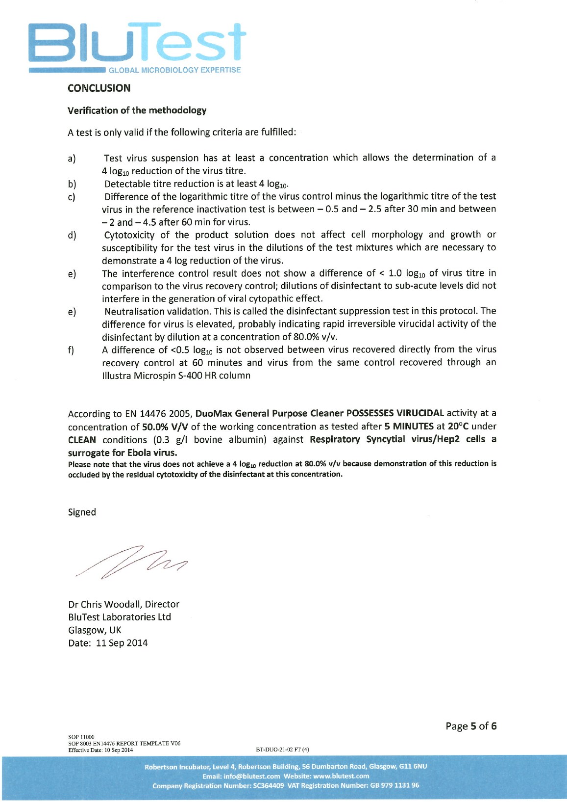 Independent Ebola test report page 5